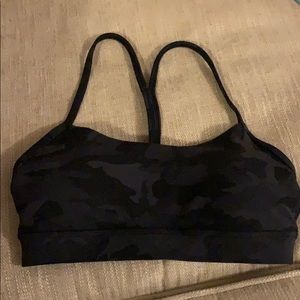 Lululemon black camo sports bra